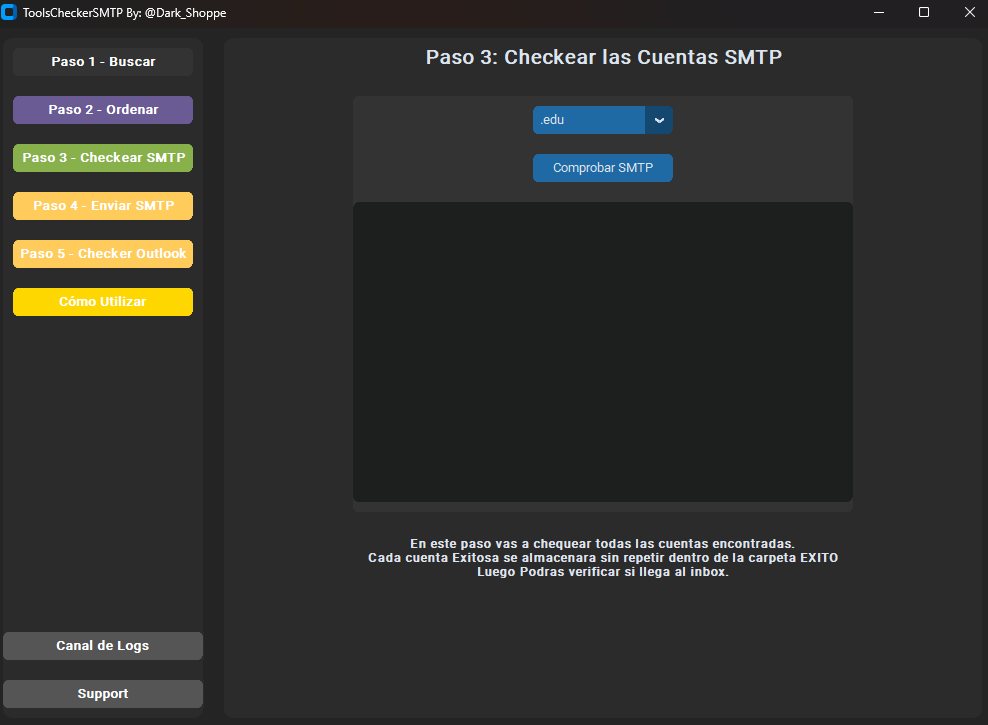 ⭐️Dark Tools v4.5 - Generador SMTP⭐️